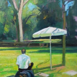 Pierre au jardin