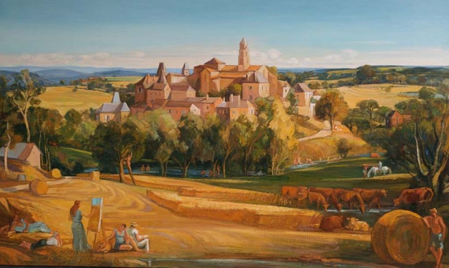 L'ete, Allegorie (huile sur toile) -ll