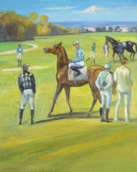 À Chantilly - 92 x 60 cm - collection particulière