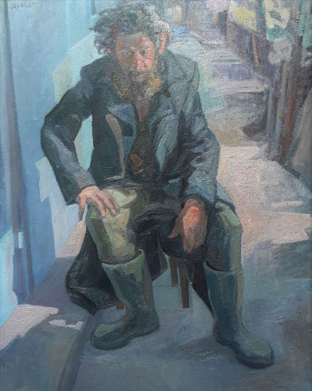 Coco the vagrant (oil on canvas) - 100 x 81 cm