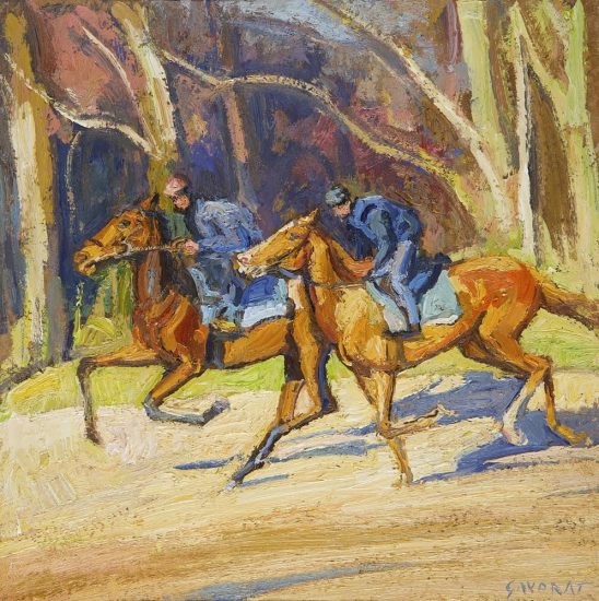 The Canter 1 - 30 x 30 cm - private collection