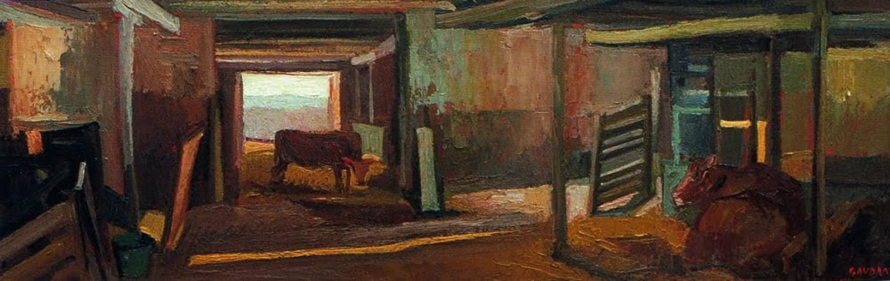 The barn - 20 x 60 cm