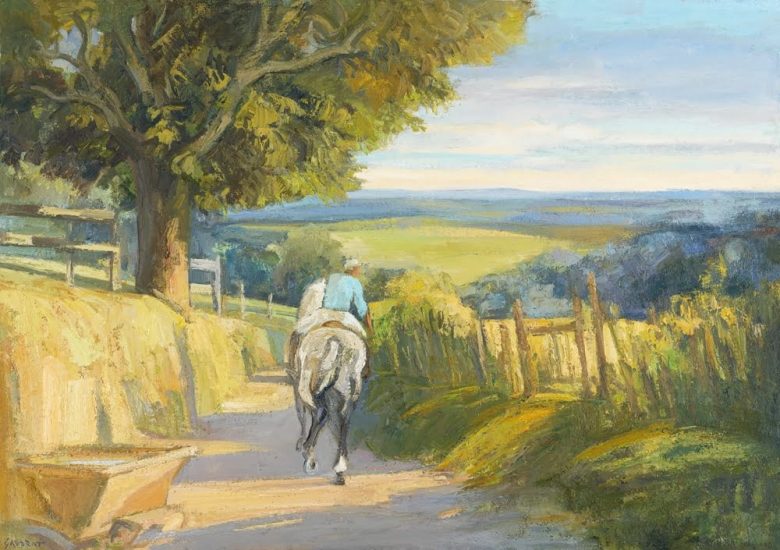 La promenade du soir - 65 x 92 cm - collection particulière