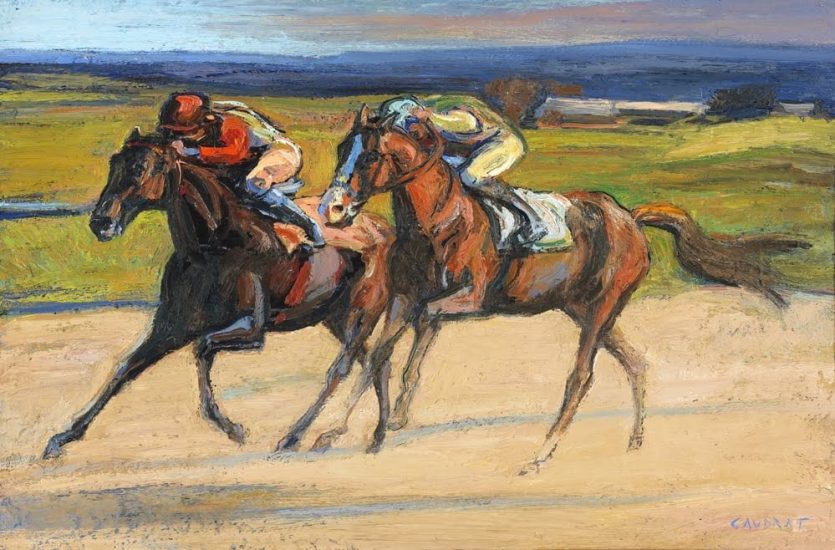 Le galop - 27 x 41 cm - collection particulière