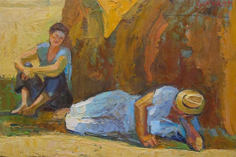 The harvest - 16 x 26 cm - private collection