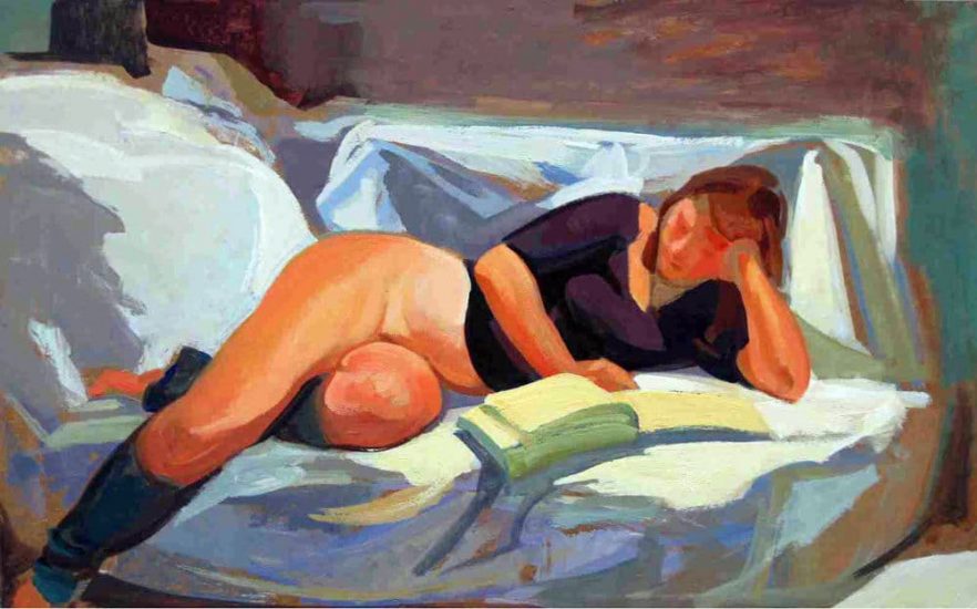 La lecture - 46 x 61 cm - collection particulière