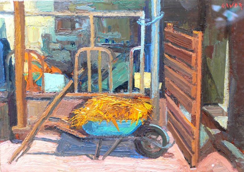 The wheelbarrow - 19 x 27 cm - private collection